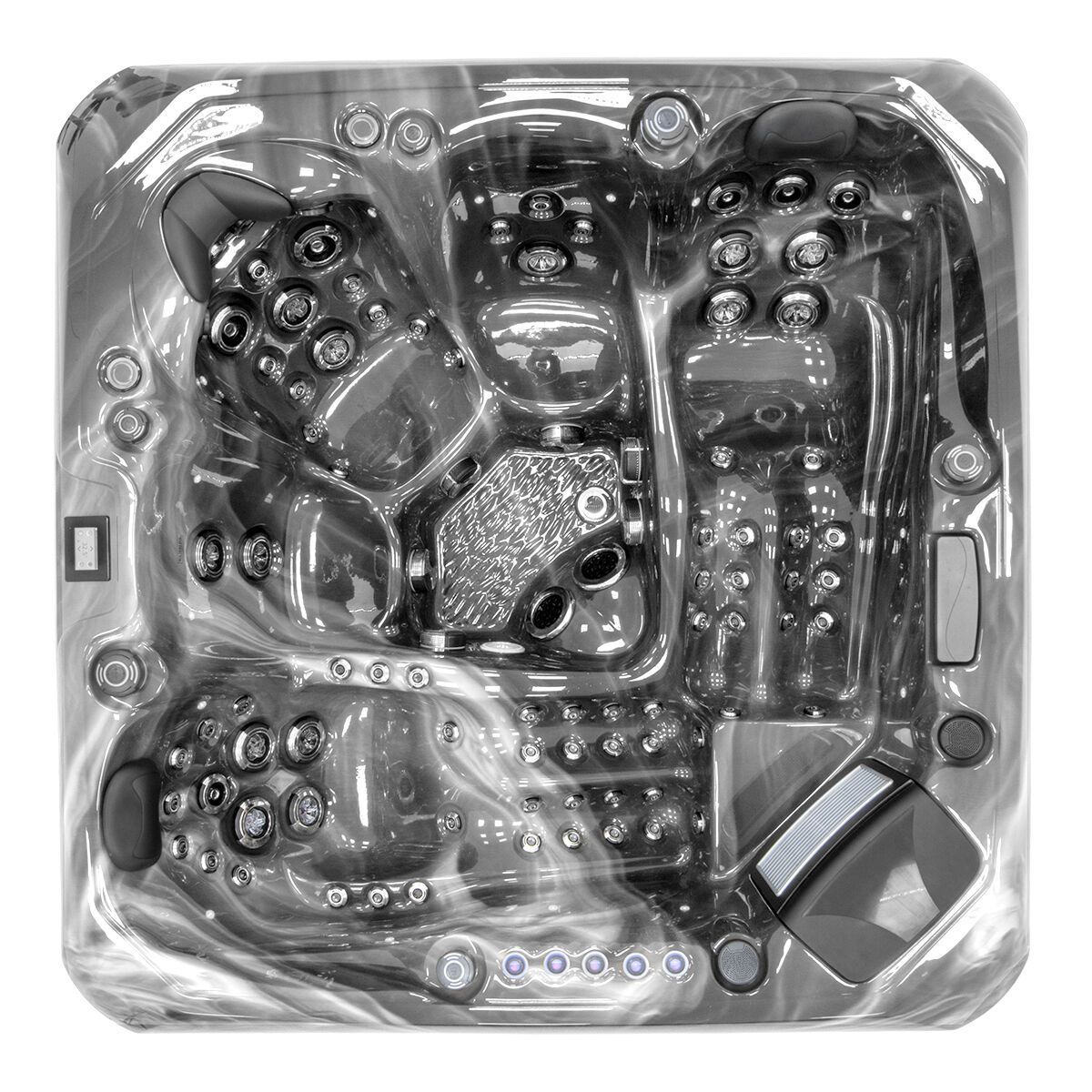 СПА-басейн Superior Spas Barcelona, Odyssey (223×223×94) вид зверху