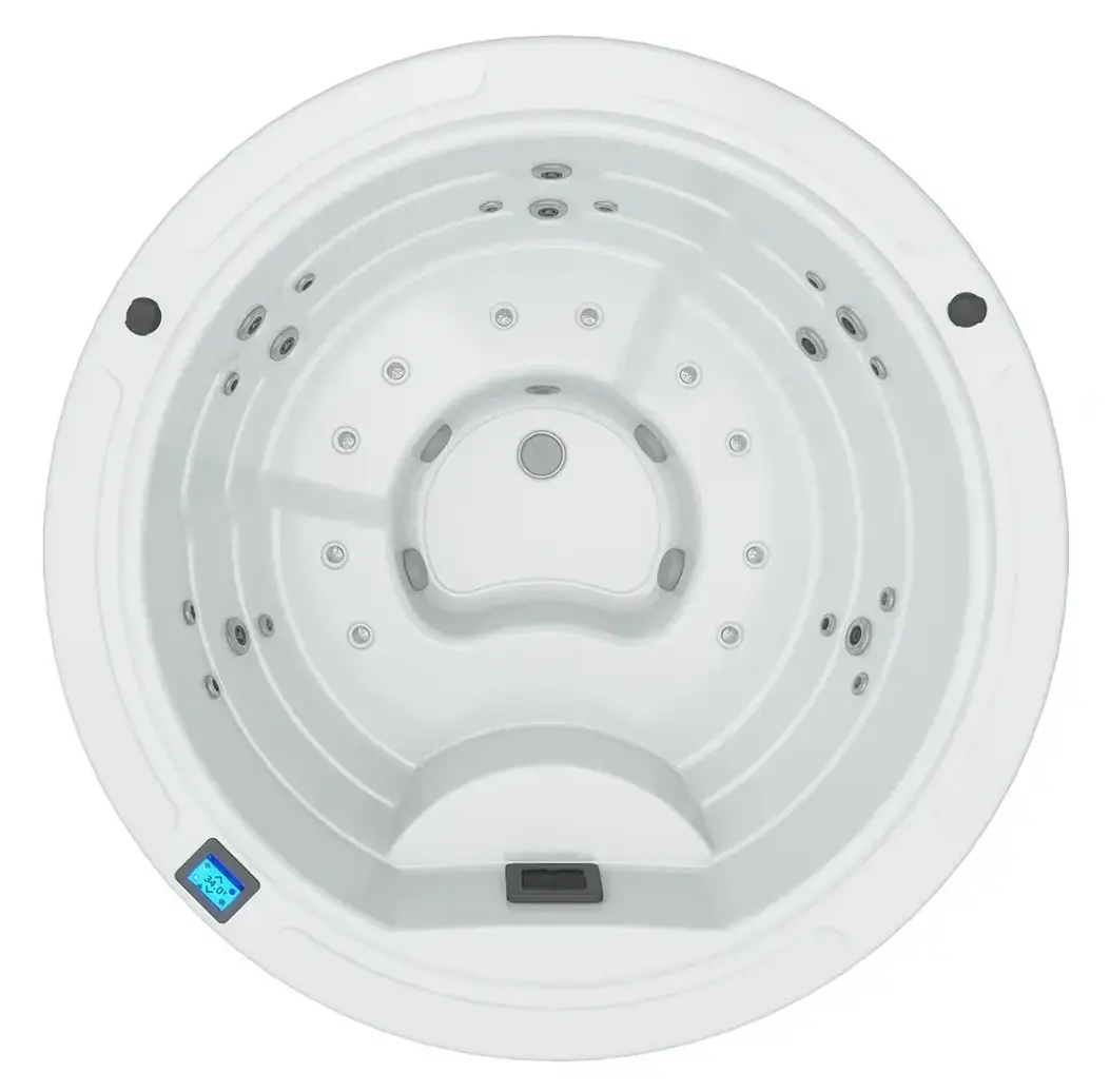 СПА-басейн Aquavia Spa Built-in Line Round 2 (ø205×90)