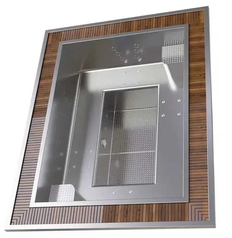 СПА-басейн Aquavia Spa Steel Line InnoVibe 6 (284×221×114)